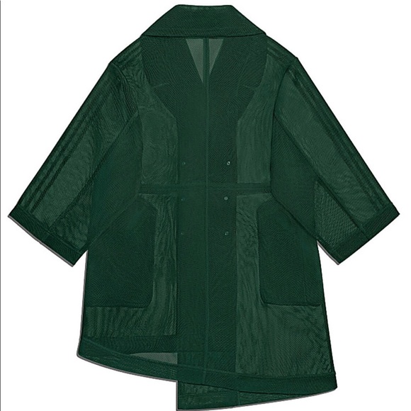 Adidas x Ivy Park Mesh Jacket Dark Green - Picture 2 of 2